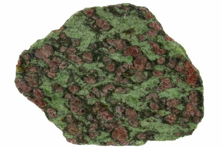 Pyrope, Forsterite, Diopside & Omphacite Slice - Norway #131440